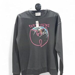 Wu Wear Men's Black and Grey Sweatshirt